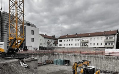 Baubeginn in Großhadern